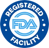 FDA-registered facility badge